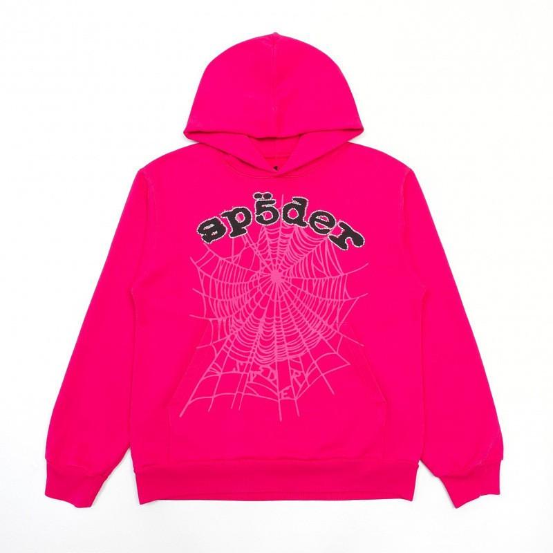 Premium Sp5der Hoodie Mens Oversized Streetwear Sweatshirt With 3D Pouch Pocket Winter Casual Long Sleeve
