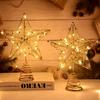 Luminous Christmas Tree Topper Decoration Glitter Xmas Tree Ornaments  Navidad