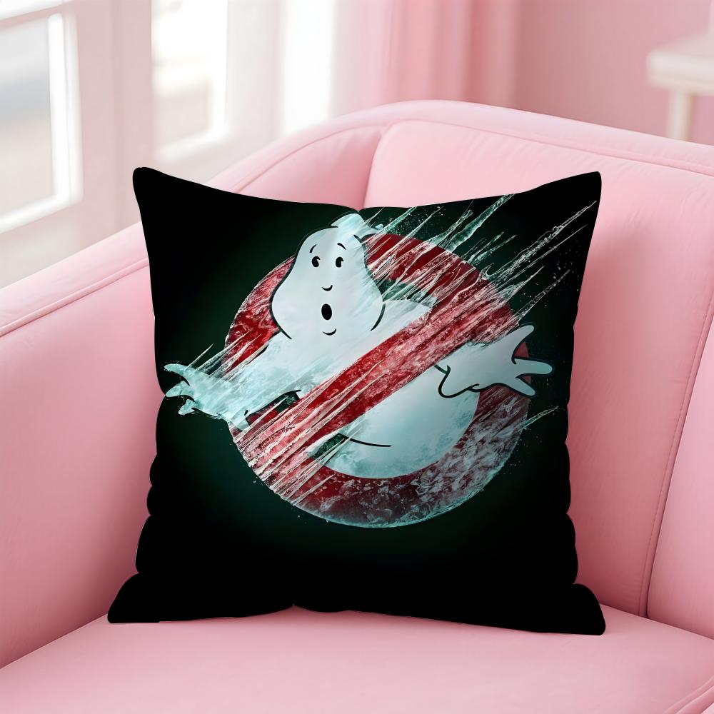 GGhostbusters AAfterlife Cartoon Cushion Cover Pillow Case Soft Friendly Fabric  Concealed Zipper