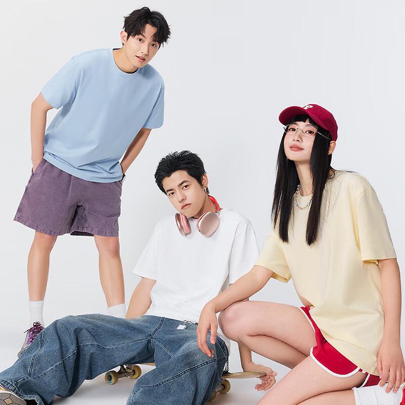 MINISO Мужская хлопковая футболка с коротким рукавом в американском стиле