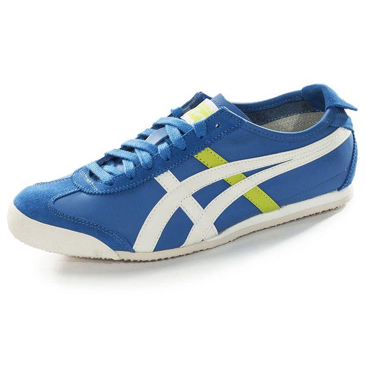 ONITSUKA TIGER Mexico 66 Искусственная кожа Удобные Ретро Амортизирующие Скользкие Прочные Низкие Повседневная обувь THL7C2-4399