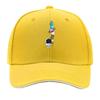 Cute Astronaut Holding Stacked Solar System Planets Illustration Sandwich Baseball Cap Sun Cap Outdoor Workouts Hat