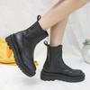 Fashion Big Size 42 Platform Ankle Boots For Women Fashion Slip On Thick Bottom Short Boots Autumn Winter Ladies Elegant Mordern Booties