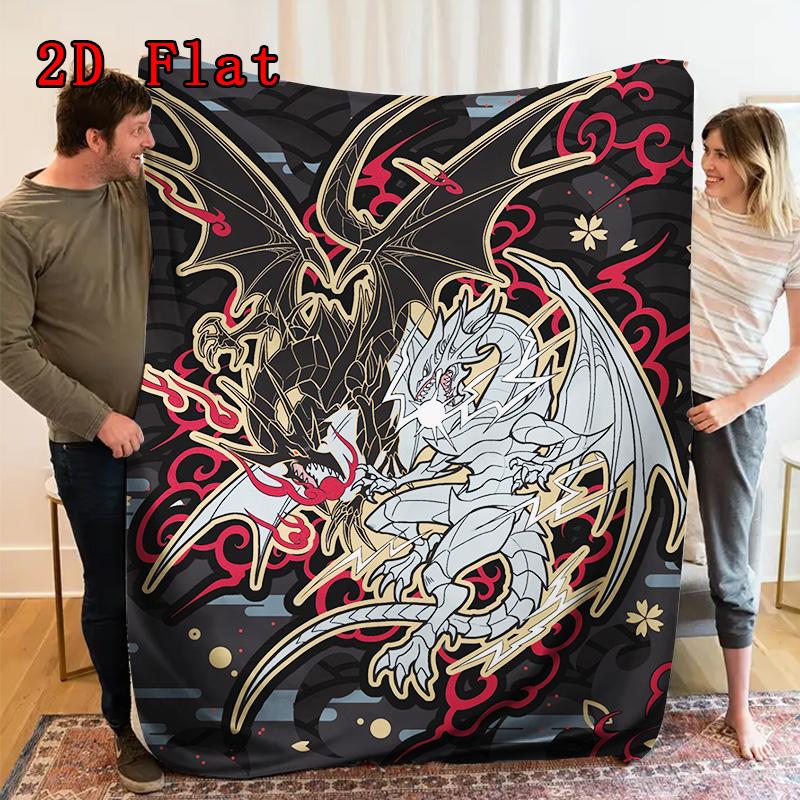 Moon diviner 2D Flat Pattern Flannel Blanket High quality All Seasons Warmth and Comfort Perfect for Christmas Gifts.SMT0917574