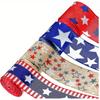 5 Yard Patriotic Ribbon In Red Blue White For Diy Decorations And Craft Projects
