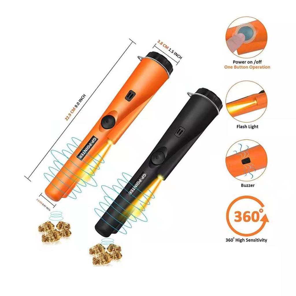 Профессиональный металлоискатель, указатель, водонепроницаемый ручной металлоискатель для металлических монет, золота