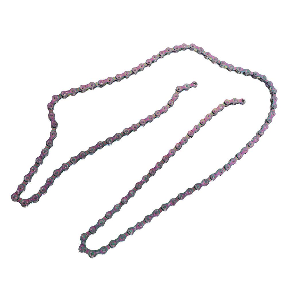 Bike Chain Rust Proof Sensitive Colorful Electroplating 6 7 8 Speed Chain for Road Mountain Bikes