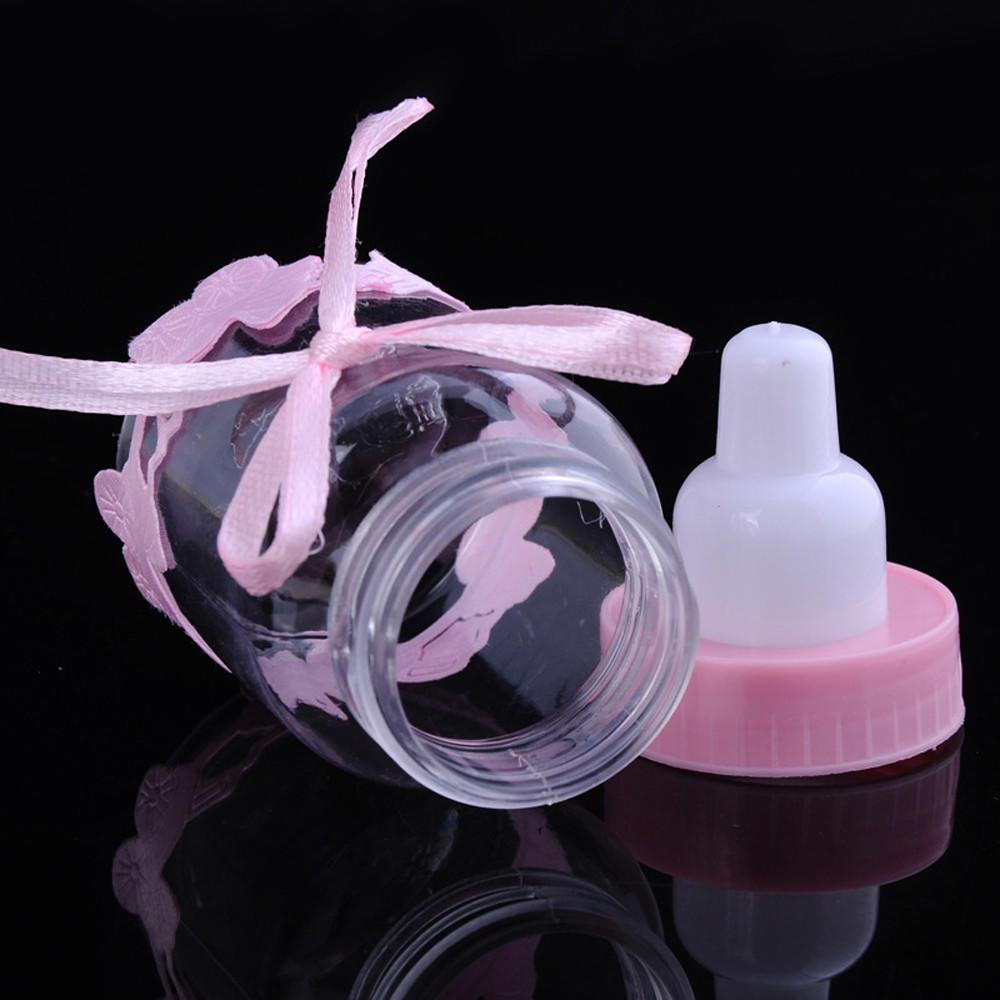 12Pcs Fillable Bottles For Baby Shower Party Decorations Wedding Sugar Candy Box
