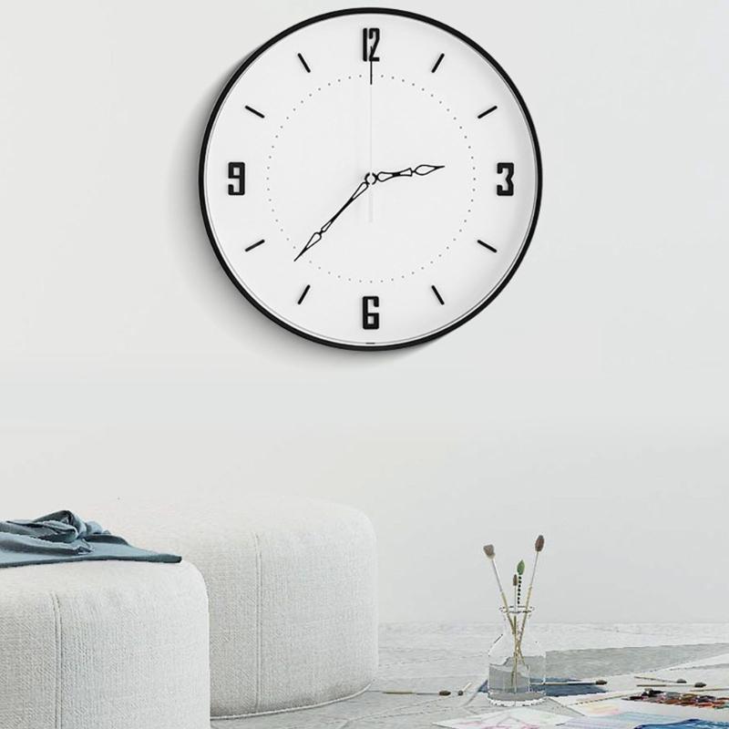 Silents None-Ticking Clocks Decorative Clock Battery Operated Wall Clock for Living Room Kitchen Home Office Decors