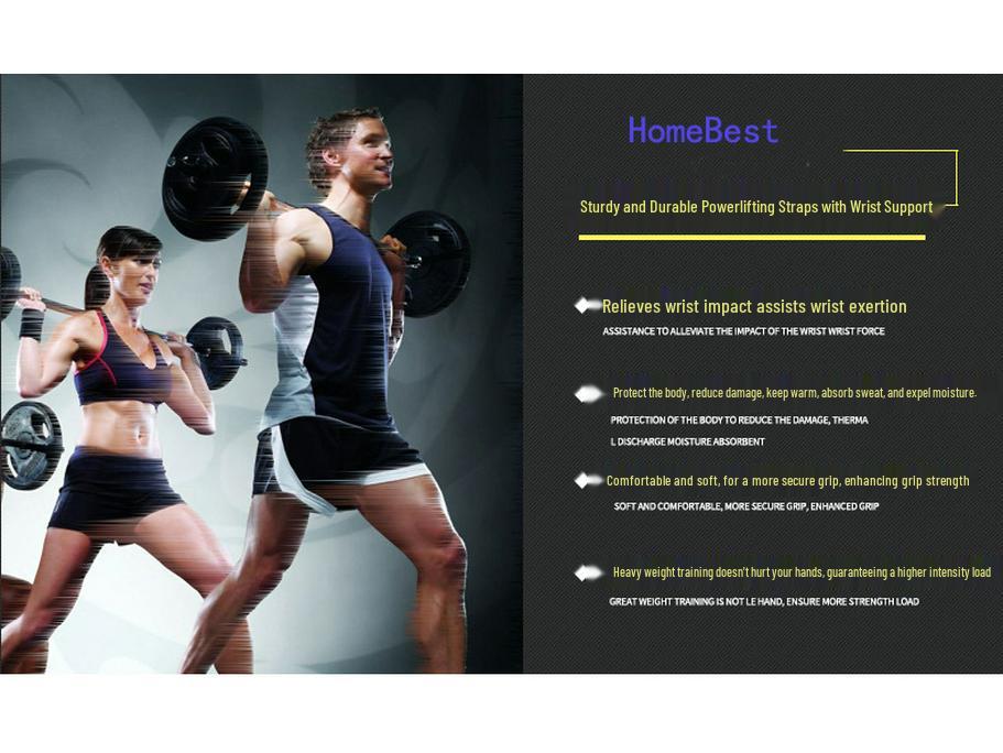 Двухцветные противоскользящие кистевые лямки и бинты для поддержки хвата