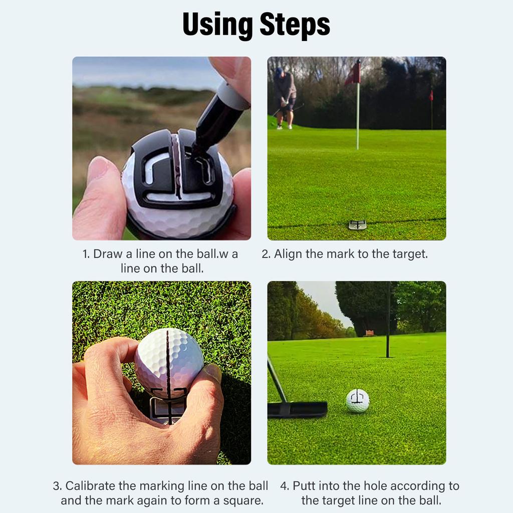 Ball Alignment Marker Set Multifunctional Plastic and Stainless Steel Ball Alignment Marking Tool Set