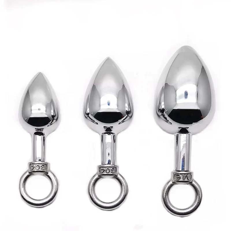 Металлическое кольцо анальная пробка секс-игрушки бат-плаг Prostage мастурбатор дилдо