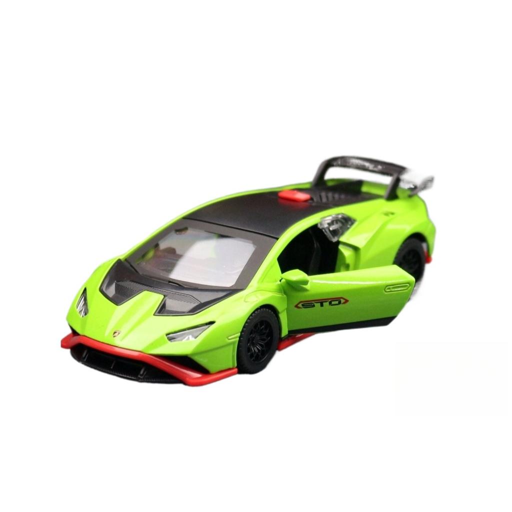 Модель подвески Lamborghini STO в масштабе 1/40 для Mitsubishi Porsche Ford Dodge Классический автомобиль Статическая модель автомобиля Сплав литье под давлением Модель автомобиля Коллекция Подарок