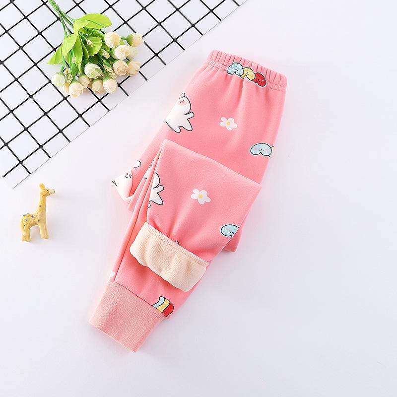 Детские зимние брюки на флисе - Толстые, теплые, с принтом для мальчиков и девочек