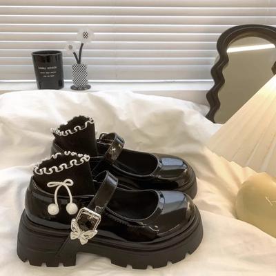 2024 Новые популярные универсальные туфли-оксфорды с пряжкой и бантом, удобная верхняя одежда, повседневные женские лоферы в британском стиле с круглым носком