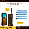 Ulefone Armor 26 Ultra Walkie Talkie 5G Rugged Waterproof Smartphone 120W 15600mAh 200MP+64MP +50MP NFC RAM Up To 24GB+ ROM512GB