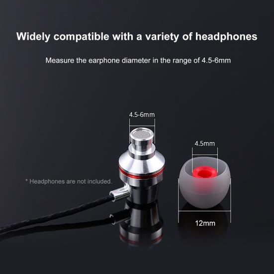 5 пар мягких силиконовых звукоизоляционных вкладышей-вкладышей, сменный аксессуар для наушников