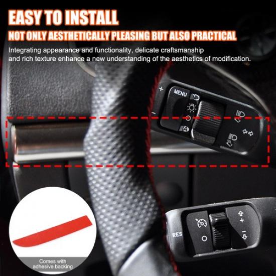 Красная наклейка из мягкого карбона для отделки со стороны водителя для Alfa Romeo 159/Brera/Spider 2004-11