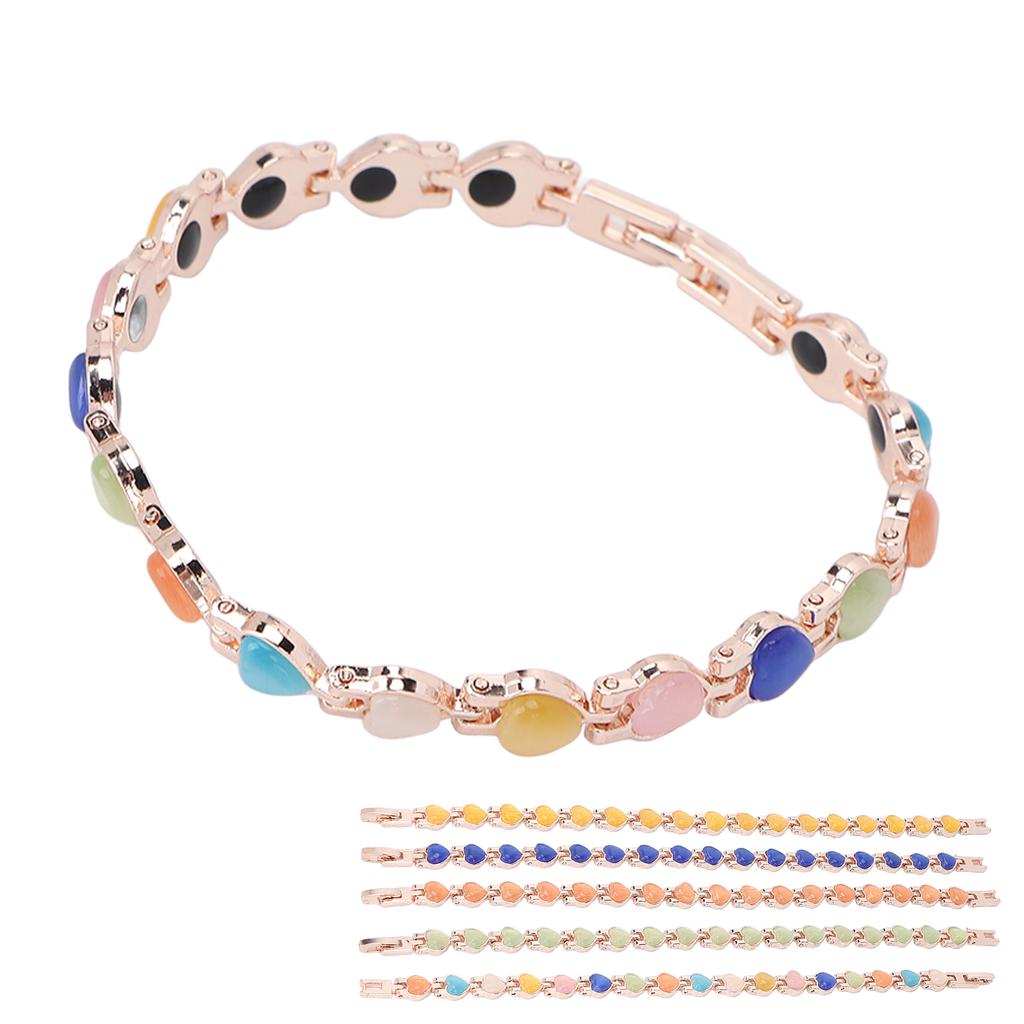 Магнитный браслет из титановой стали, женский модный изысканный браслет с магнитной терапией, подарок для Slimmi