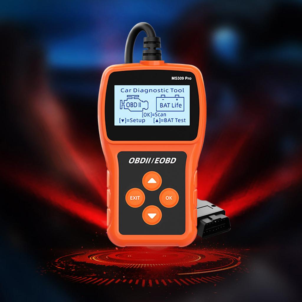 Универсальный сканер OBD для автоматической проверки двигателя, считыватель кодов ошибок с ЖК-цифровым дисплеем для считывания информации об автомобиле