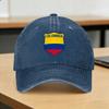 Summer Colombia Soccer Baseball Cap Sun  SunProof Design Washed Trucker Hat Couple Women Vintage Outdoor Gym Snapback Cap