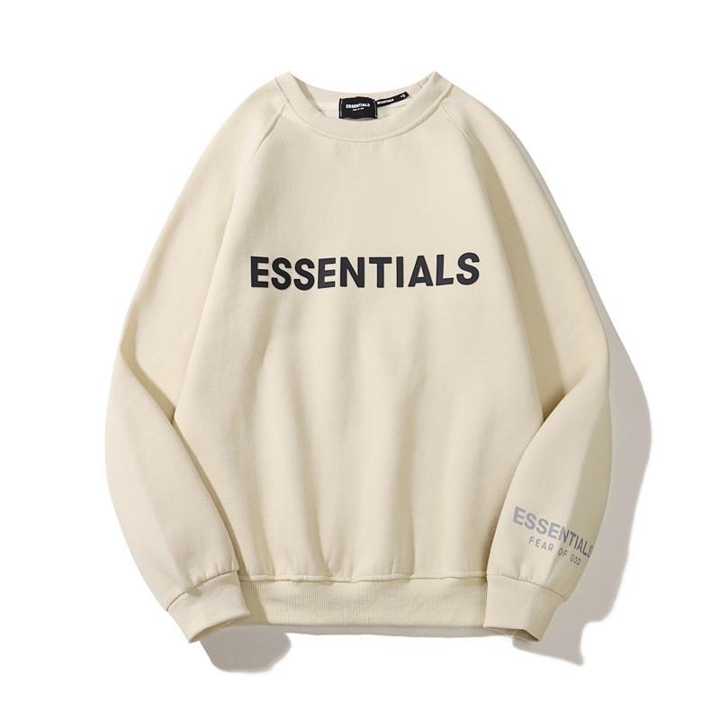 Unisex Oversized Cotton Long Sleeve Crewneck Sweatshirt With Letter Print Streetwear Hoodie-Free Top Winter Casual Wear