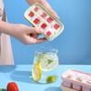 TPE Jelly Yogurt Ice Cube Tray - Food Grade Ice Mold Container for Refrigerator