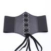 Women Ultra Super Wide Belt PU Elastic Corset Belt Fashion Wide Waist Belt Ladies Clothing Female
