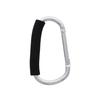 Takagi Big Carabiner, Hand-Friendly Cushion Grip, Aluminum, Silver, 135mm