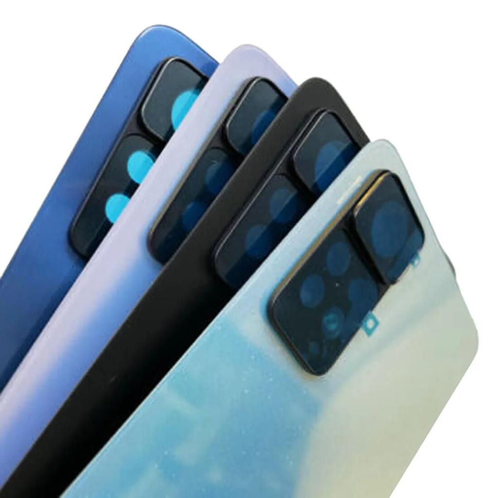 НОВАЯ задняя крышка для Redmi Note 11 Pro 5G, задняя крышка батарейного отсека, задняя стеклянная панель, дверца корпуса с заменой рамки камеры