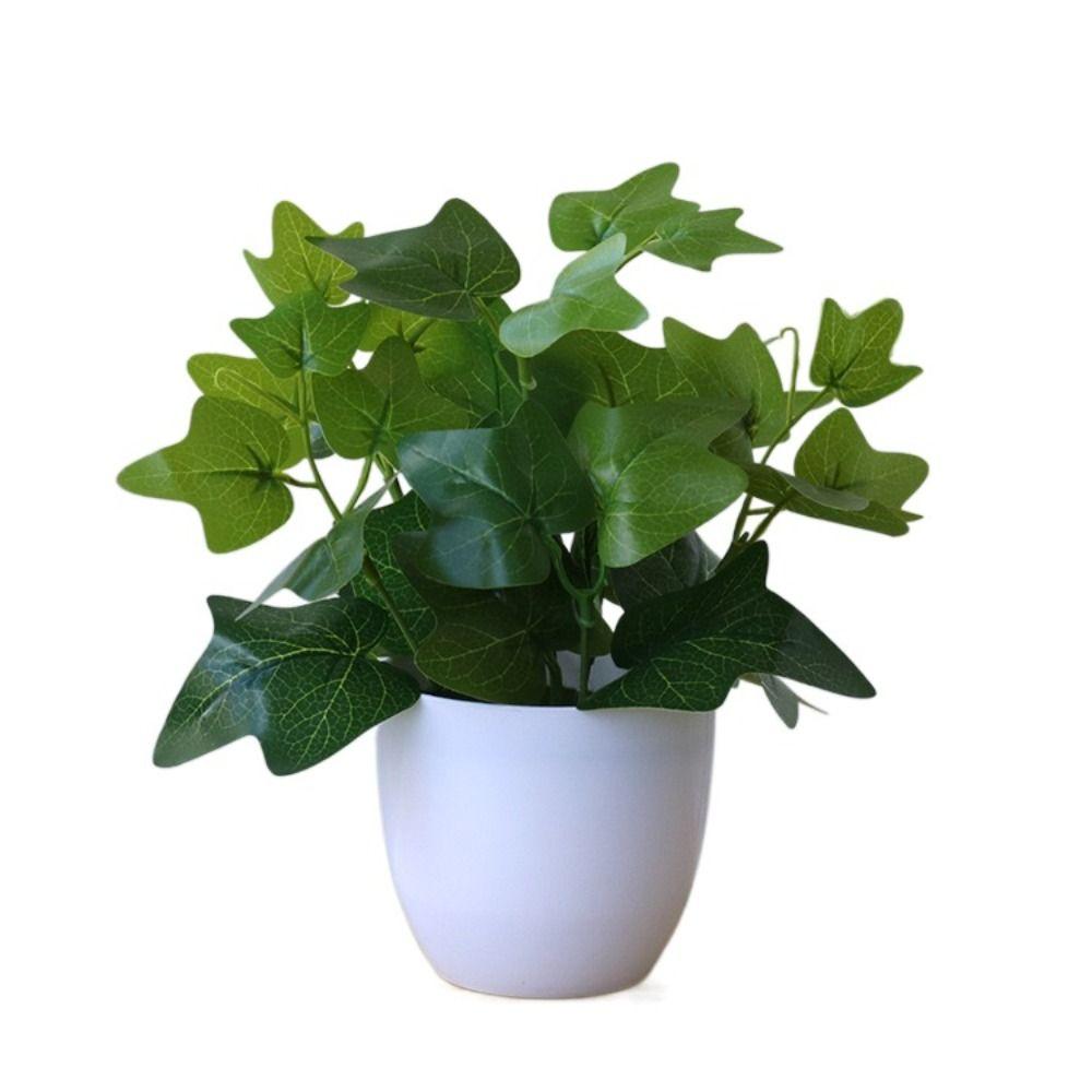 Зеленые Искусственные Растения Бонсай Искусственная Трава Симуляция Зелени Бонсай Реалистичный Горшечный Сциндапсус