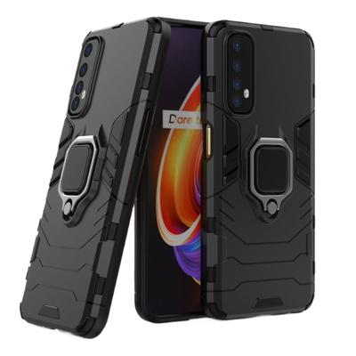 Для OPPO Realme 7i 7 Pro задняя крышка телефона чехол противоударный защитный анти-падения металлический держатель кольца магнитный защитный чехол Funda Coque