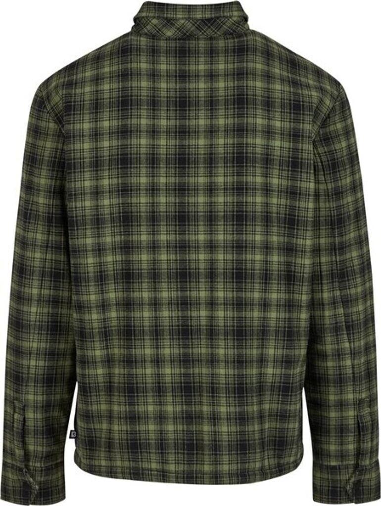 Демисезонная куртка Brandit Classic Sherpa Jacket Olive schwarz kariert