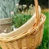 Корзина для хранения - Creative Home - Овальная - 45x32x43см - 100% Натуральная - Плетеная вручную