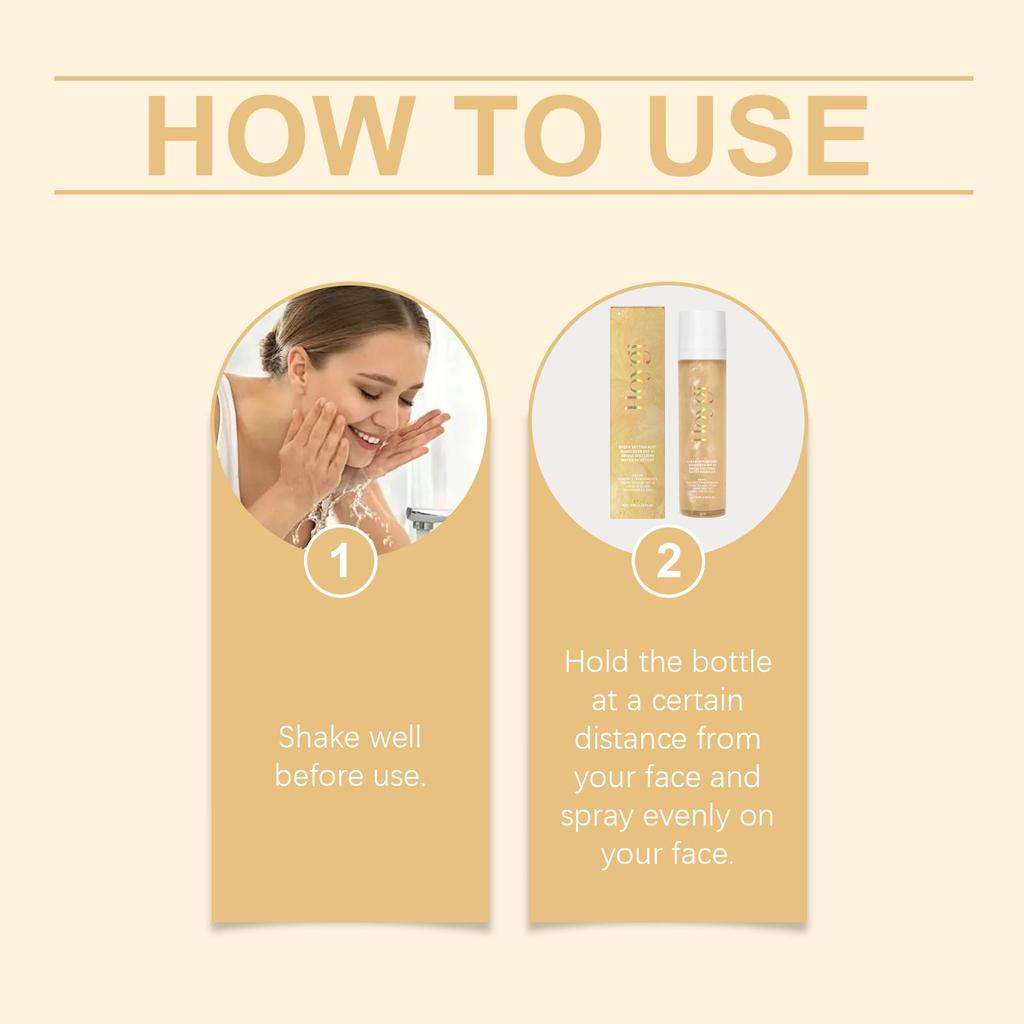 Hoygi Легкий солнцезащитный спрей для фиксации макияжа SPF50, Увлажняющий и легкий, Нежирный, Стойкий, с гиалуроновой кислотой, 75 мл