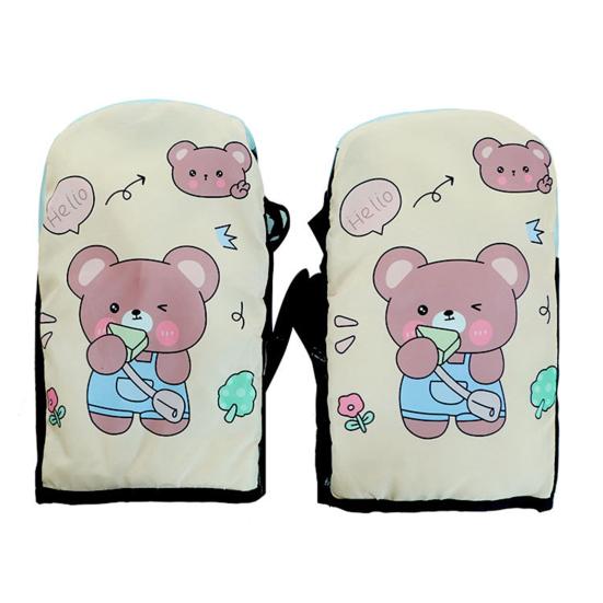 1 пара перчаток для руля мотоцикла, зимние, теплые, ветрозащитные, для холодной погоды, для езды на велосипеде и мотоцикле