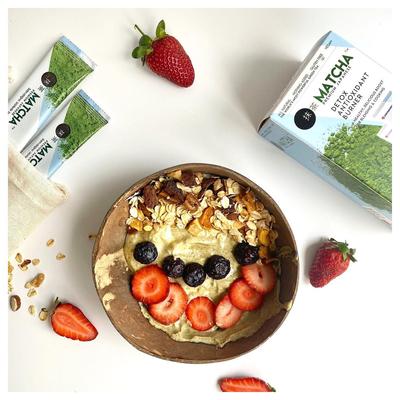 Японский чай Matcha Spade Premium с антиоксидантами и детокс-горелкой, 20 шт. x 10 г, травяной чай