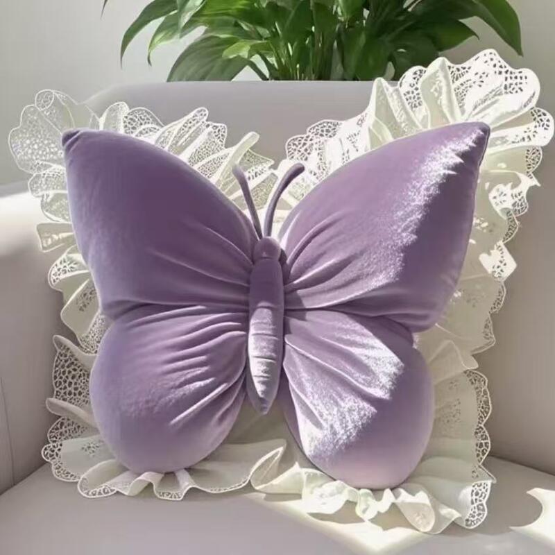 Princess Butterfly Office Pillow Living Room Bow Bedroom Car Sofa Cushion Home New Pillow Room