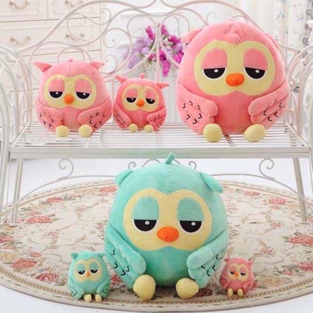 Подушка Украшение для дивана Домашнее украшение Мягкие игрушки Сова Плюшевая игрушка Плюшевая игрушка-животное Плюшевая кукла сова