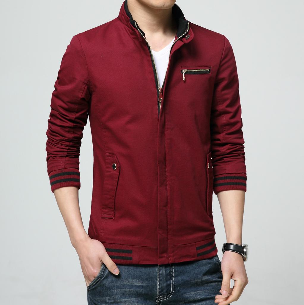 Spring Men's Jacket Men's Jacket Casual Jacket Student Washed Cardigan