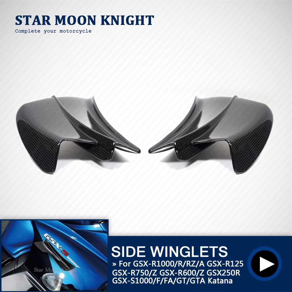 Обтекатель бокового крылышка, аэродинамический дефлектор, спойлер для Suzuki Hayabusa GSX-R1000 S1000 GSX-R750 GSX-R600 GSX250R