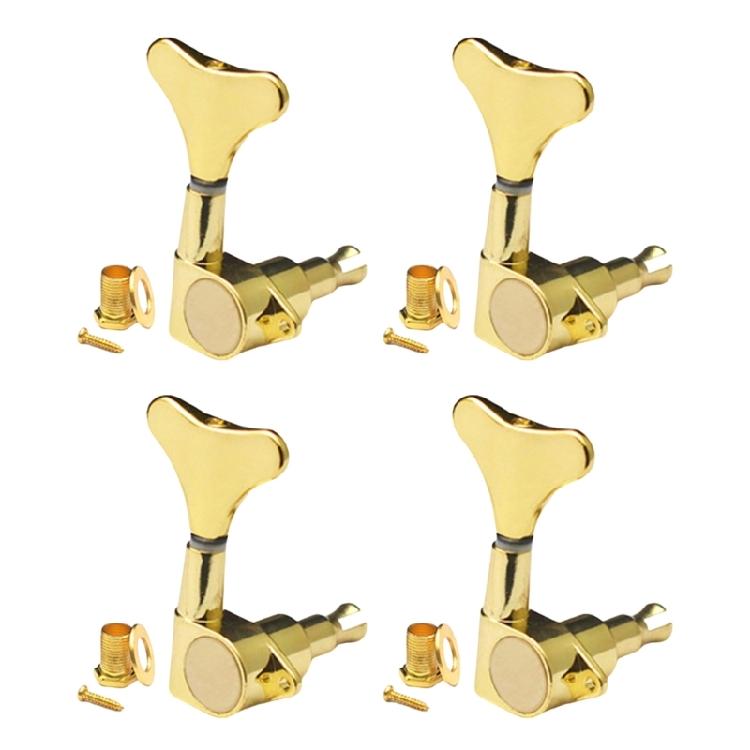 Electric Bass Guitar Sealed Tuning Pegs Bass String Tuners Machine Heads Bass Tuning Keys Buttons Machine Head Tuners