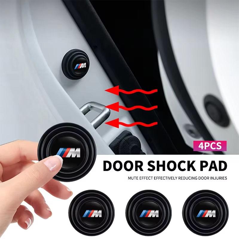 vbjly8 4/8/12Pcs Soundproof Silicone Pad Car Styling Door Crash Pad For BMW M E46 E90 E60 F30 F10 E39 E36 F20 G30 G20 E87/Car TireValve jo55
