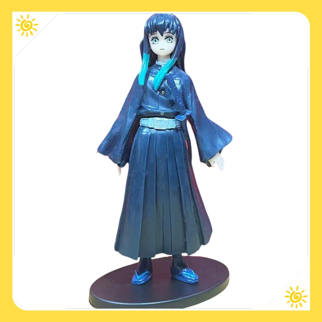 @ Anime Demon Slayer Kimetsu no Yaiba Figure Nezuko Tanjirou Mitsuri Shinobu Zenitsu Kyoujurou Action Figural Model Toy Gifts