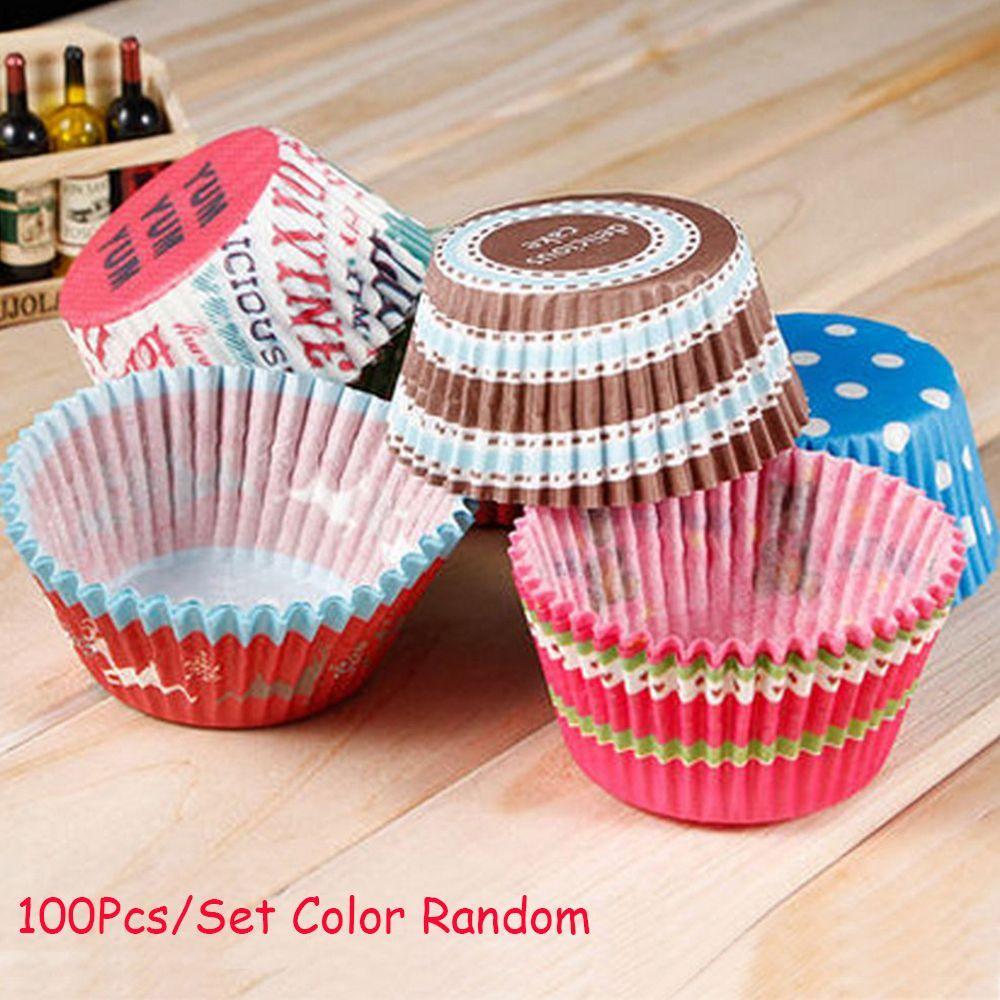 Colorful Cute Greaseproof Muffin Liners Wrapper Cup Chocolate Mini Cake Paper Baking Cupcake
