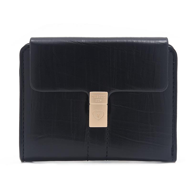 Кошелек женский из искусственной кожи, простой и универсальный, складной, на молнии, кошелек Niche Zero