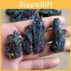 Colorful Specimen Natural Silicon Carbide Ornaments Peacock Color Crystal Stone