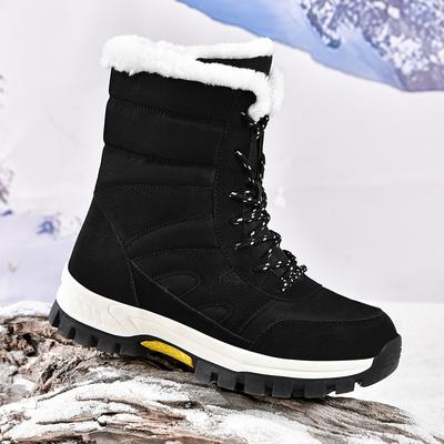 36-45 Мужские/Женские Высокие Сапоги Выше Колена Большого Размера Уличные Противоскользящие Водонепроницаемые Женские Зимние Сапоги