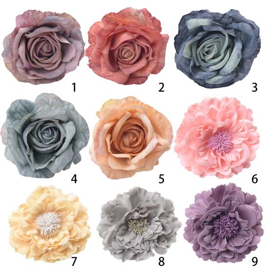 Портативный нежный красочный держатель для занавесок с цветочным принтом на спине для дома