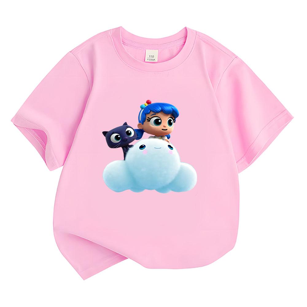 100% Cotton True and The Rainbow Kingdom Children's T-shirt Cute Cartoon Anime Tees Print Kids Tops O-neck Comic Toddler Summer clothes Funny T-shirt